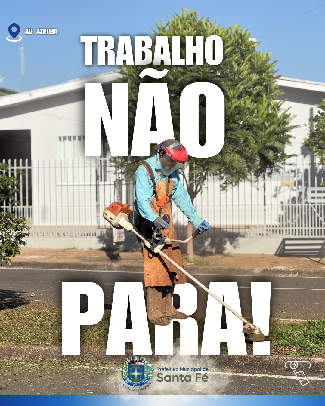 Cuidar da cidade é todo dia.